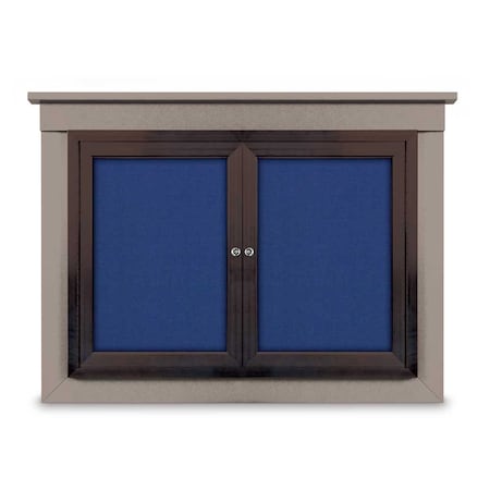 United Visual Products Letterboard, Burgundy/Walnut UV2623O-WALNUT-BURGUN
